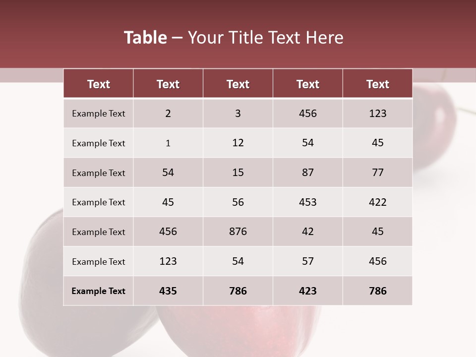Many Dessert Background PowerPoint Template