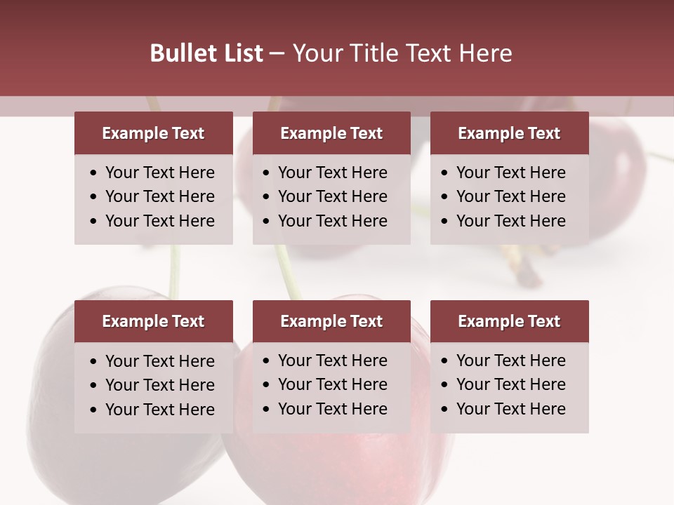 Many Dessert Background PowerPoint Template