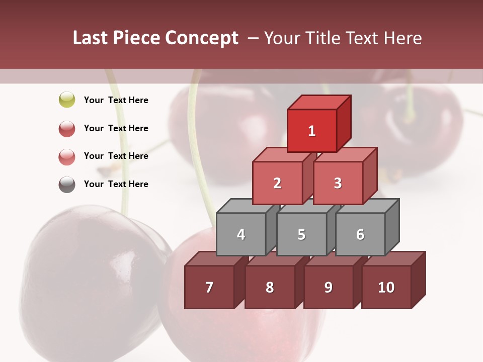 Many Dessert Background PowerPoint Template