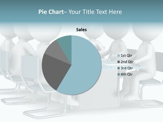 Sitting Character Discussion PowerPoint Template