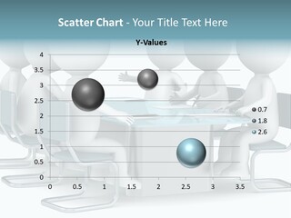 Sitting Character Discussion PowerPoint Template