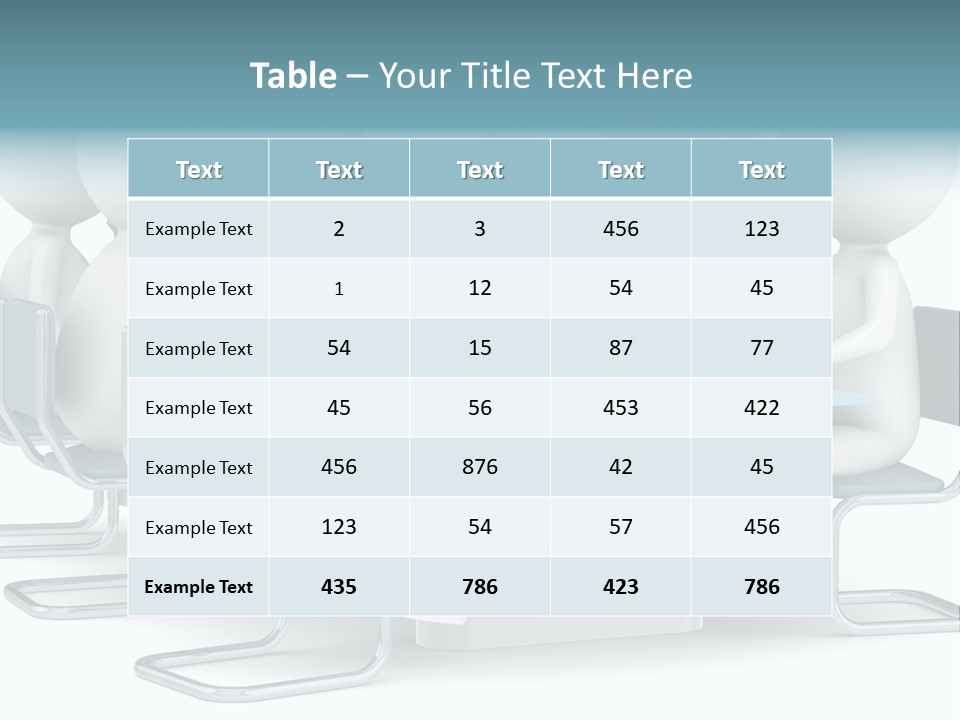 Sitting Character Discussion PowerPoint Template