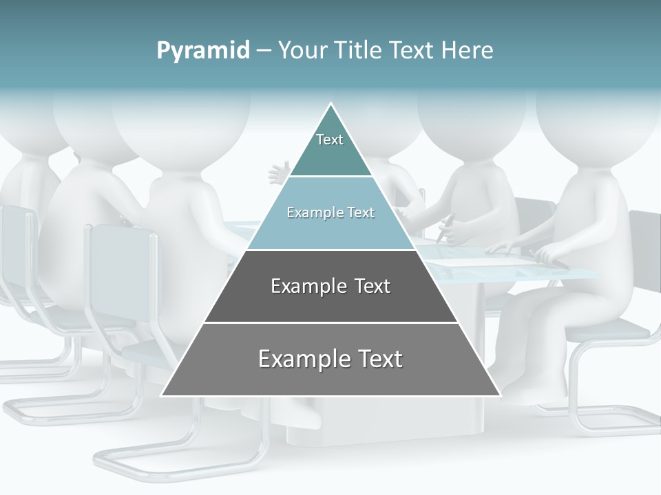 Sitting Character Discussion PowerPoint Template