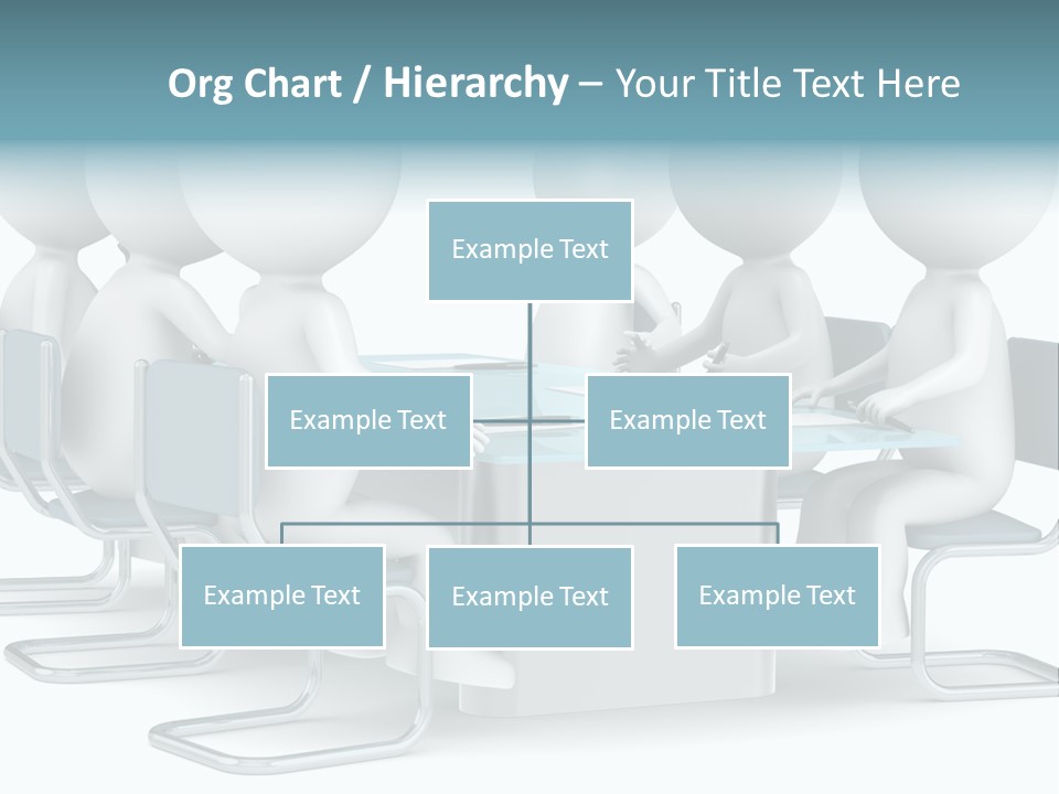 Sitting Character Discussion PowerPoint Template