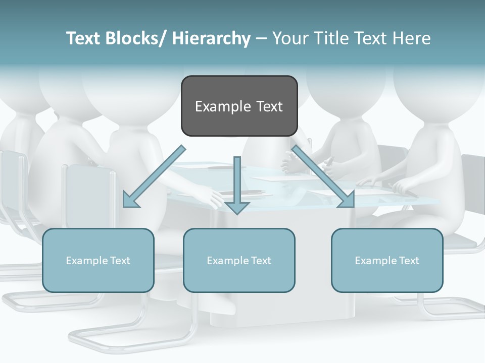 Sitting Character Discussion PowerPoint Template