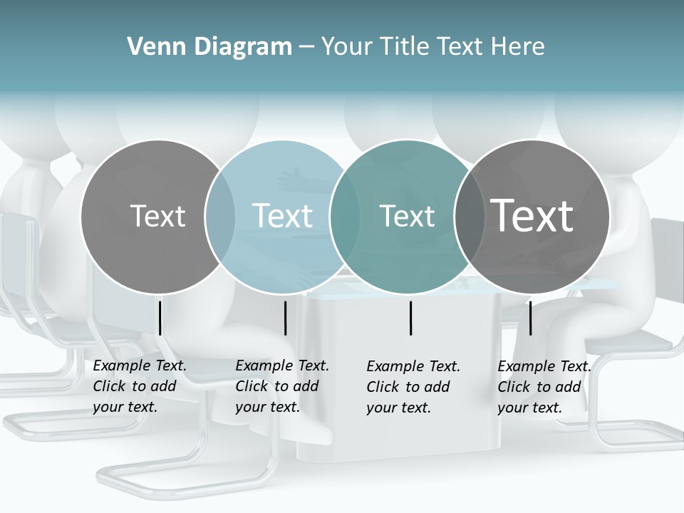 Sitting Character Discussion PowerPoint Template