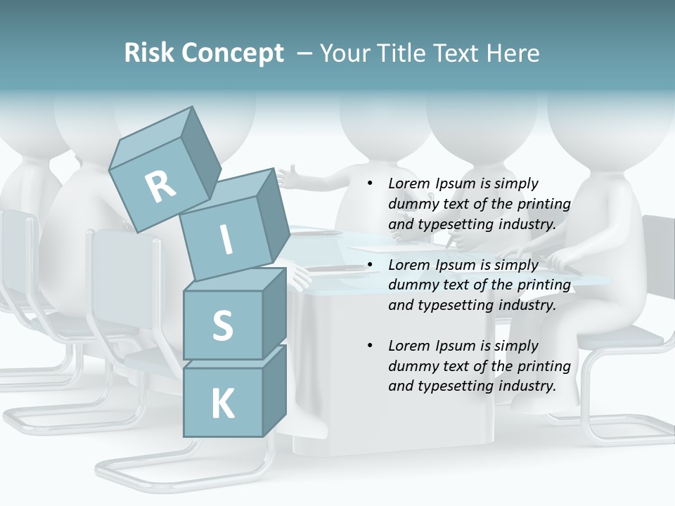 Sitting Character Discussion PowerPoint Template