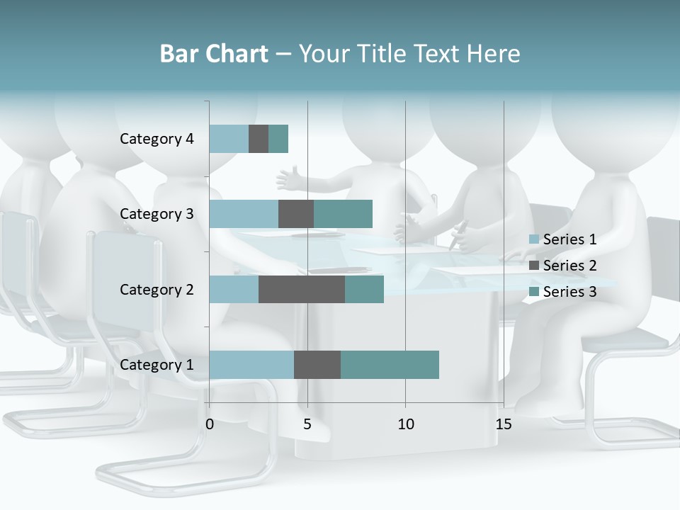 Sitting Character Discussion PowerPoint Template