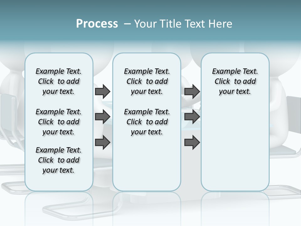 Sitting Character Discussion PowerPoint Template