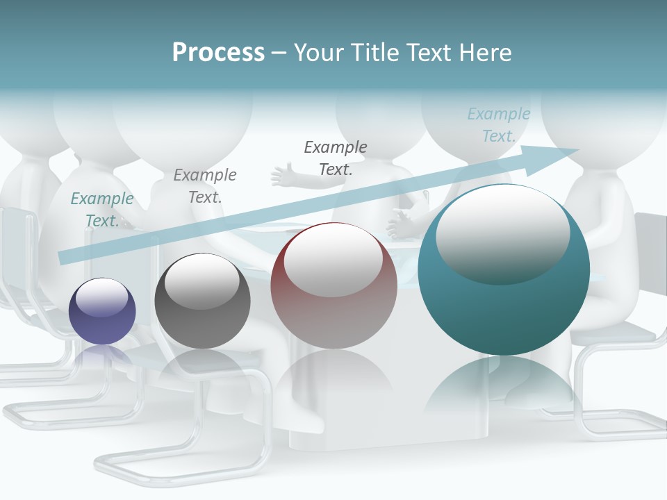 Sitting Character Discussion PowerPoint Template