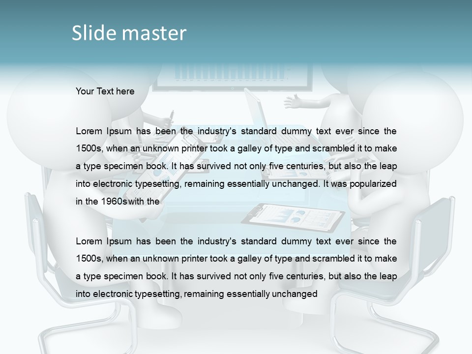Led Writing Discussion PowerPoint Template