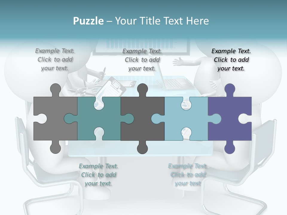 Led Writing Discussion PowerPoint Template