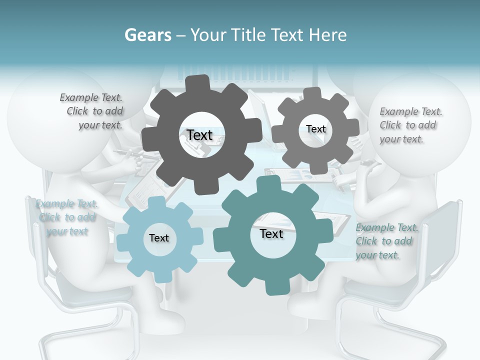 Led Writing Discussion PowerPoint Template