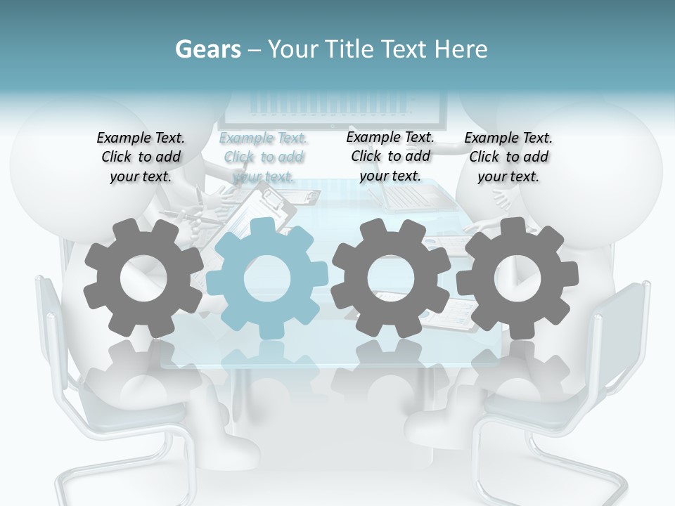 Led Writing Discussion PowerPoint Template