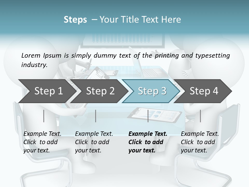 Led Writing Discussion PowerPoint Template