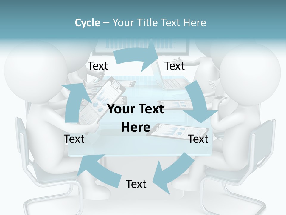 Led Writing Discussion PowerPoint Template