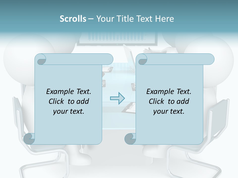 Led Writing Discussion PowerPoint Template