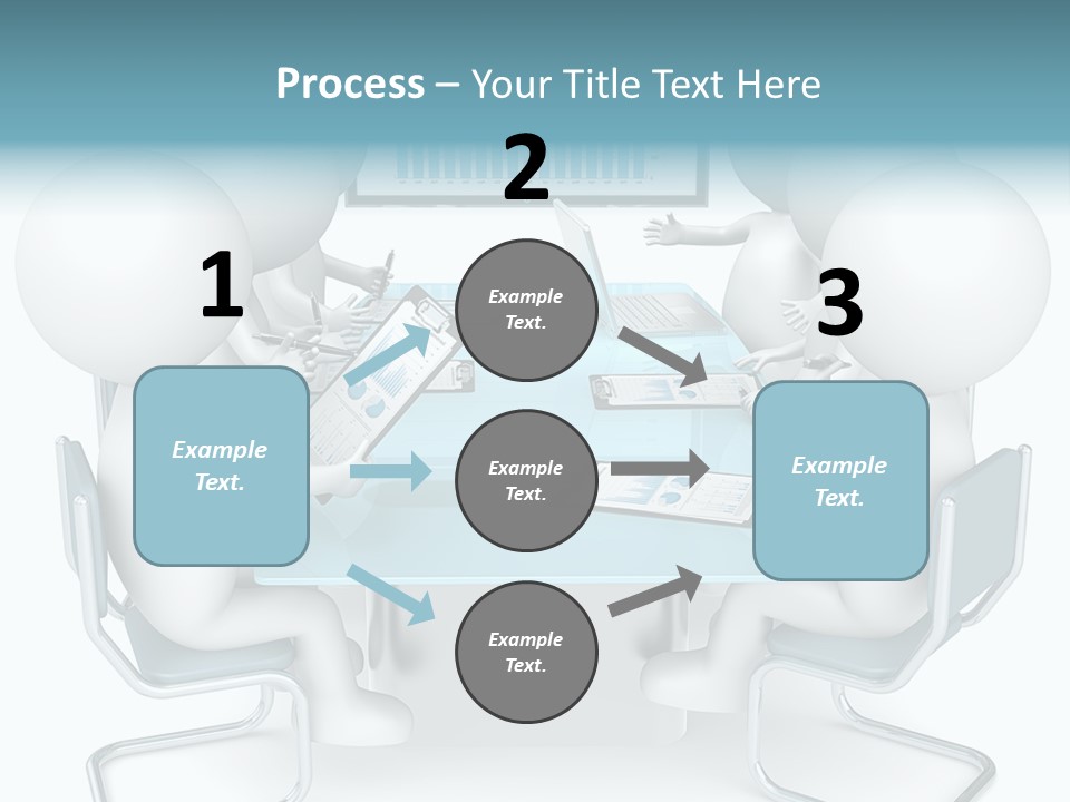 Led Writing Discussion PowerPoint Template