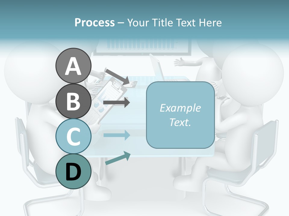 Led Writing Discussion PowerPoint Template