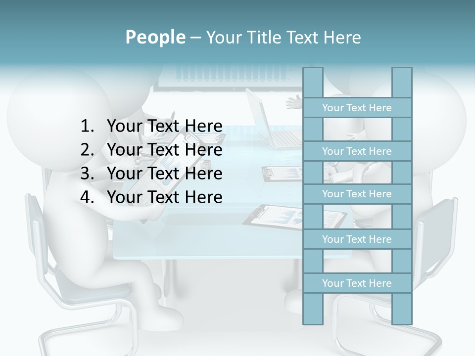 Led Writing Discussion PowerPoint Template