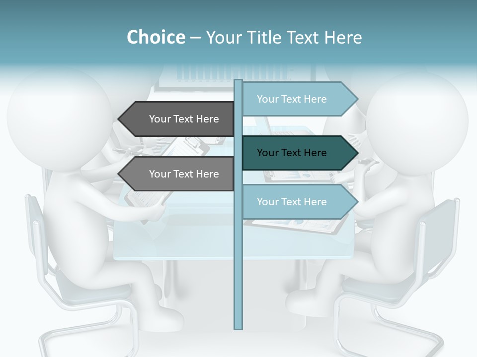 Led Writing Discussion PowerPoint Template