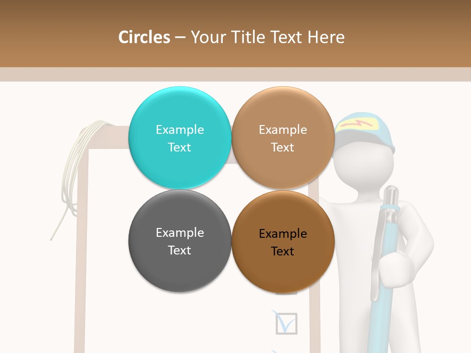 Research Character Man PowerPoint Template