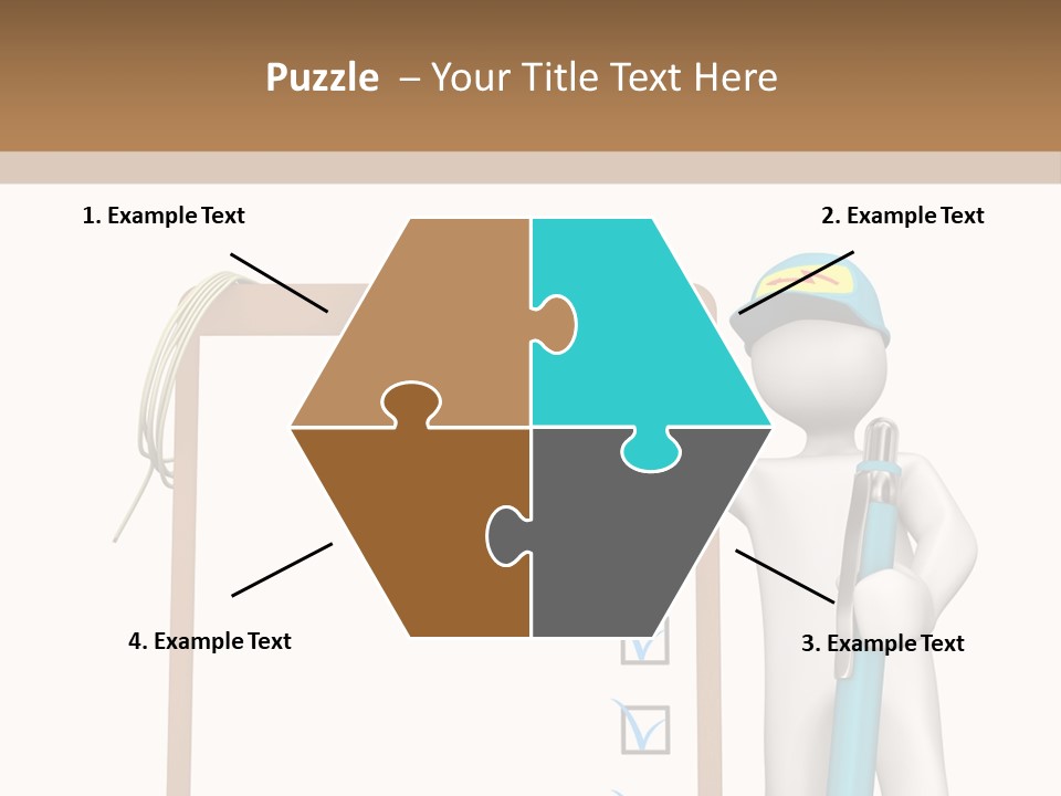 Research Character Man PowerPoint Template