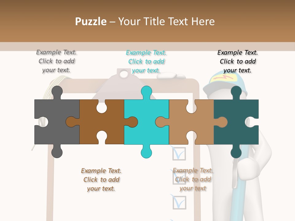 Research Character Man PowerPoint Template