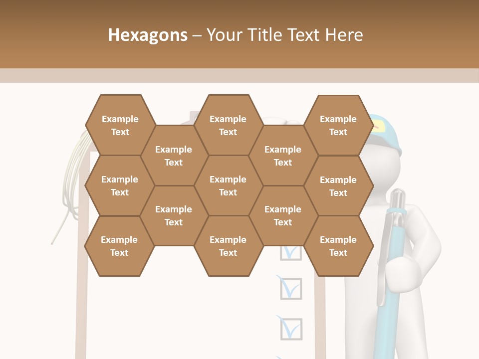 Research Character Man PowerPoint Template