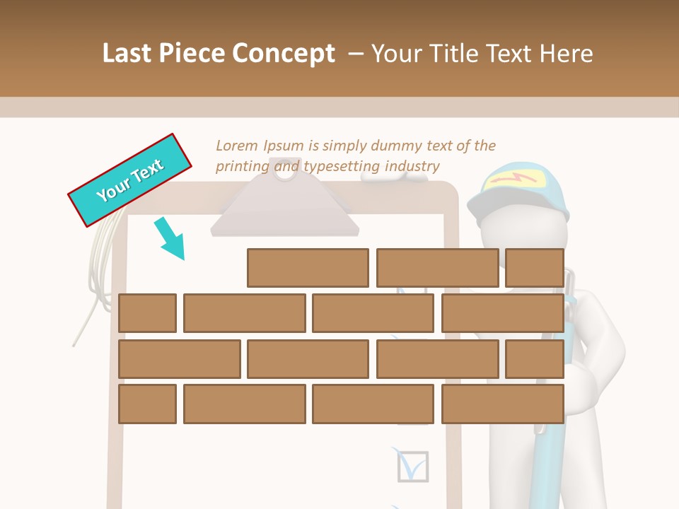 Research Character Man PowerPoint Template
