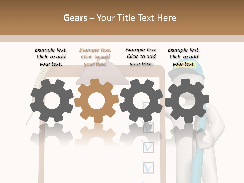 Research Character Man PowerPoint Template