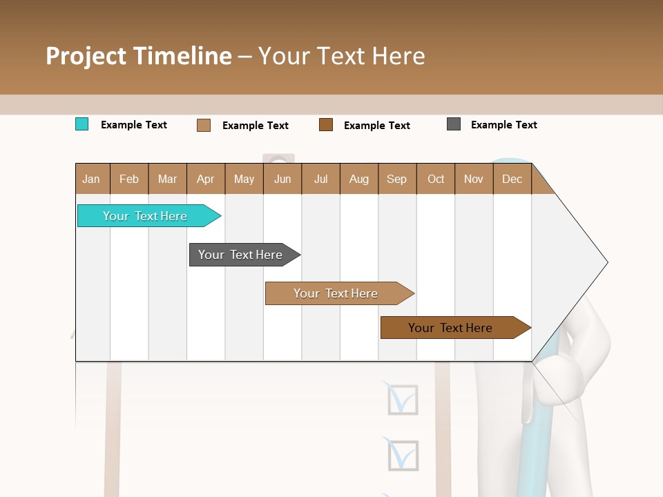 Research Character Man PowerPoint Template