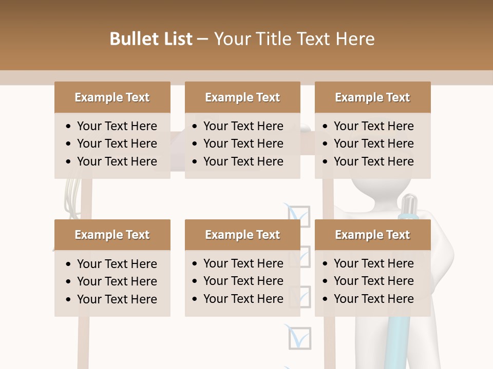 Research Character Man PowerPoint Template