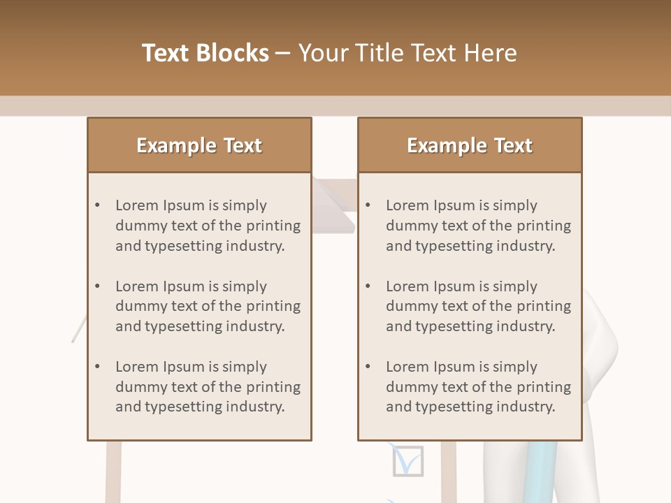 Research Character Man PowerPoint Template