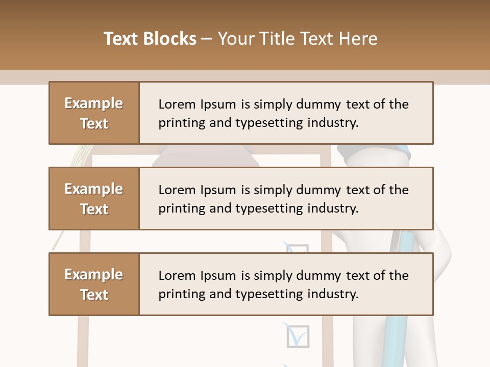 Research Character Man PowerPoint Template