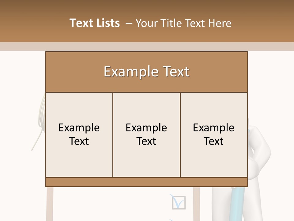 Research Character Man PowerPoint Template
