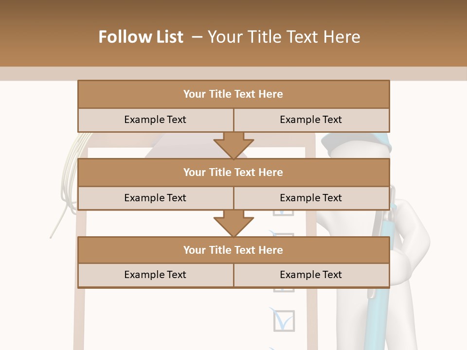 Research Character Man PowerPoint Template