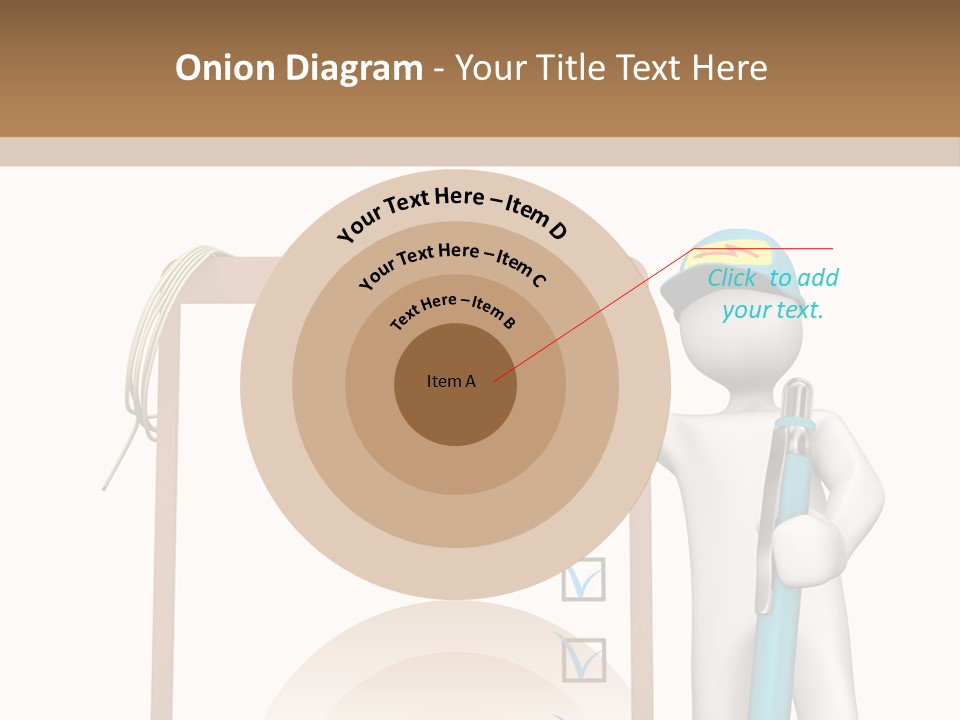 Research Character Man PowerPoint Template