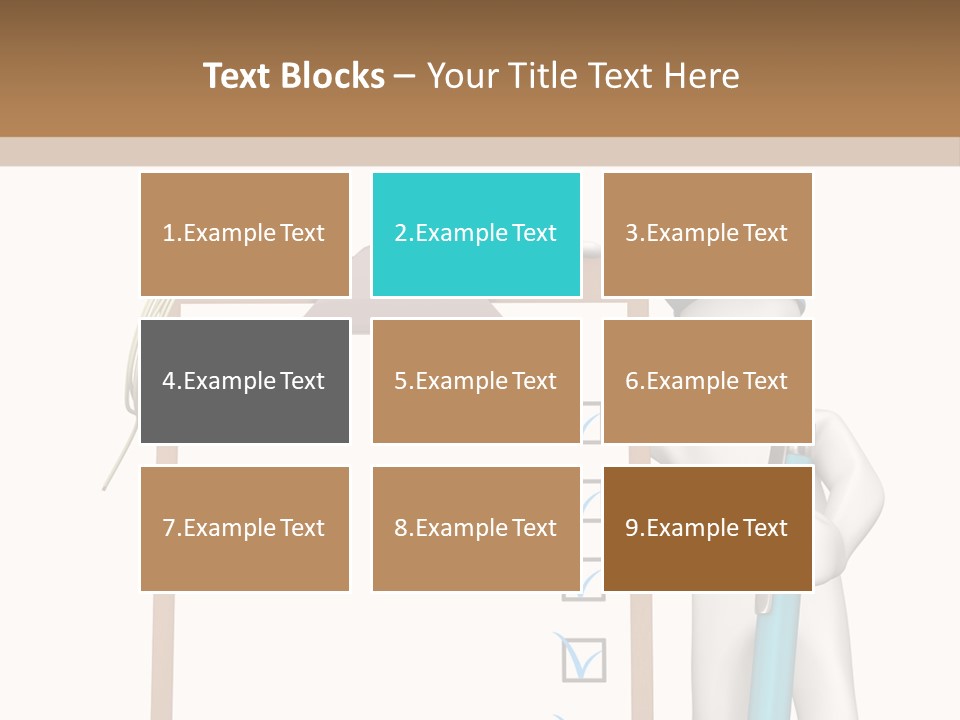 Research Character Man PowerPoint Template