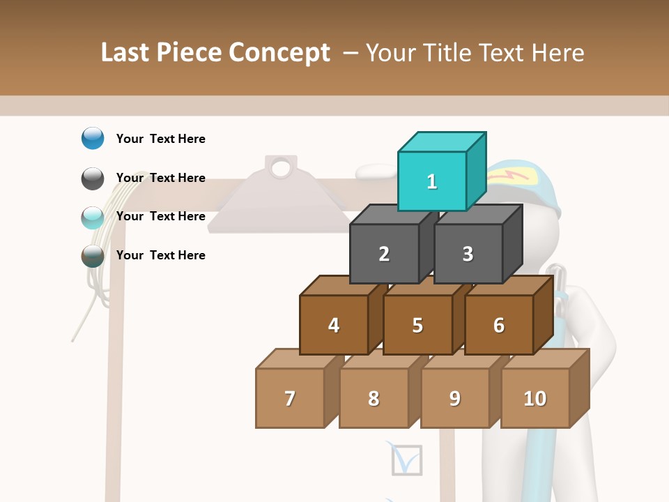 Research Character Man PowerPoint Template