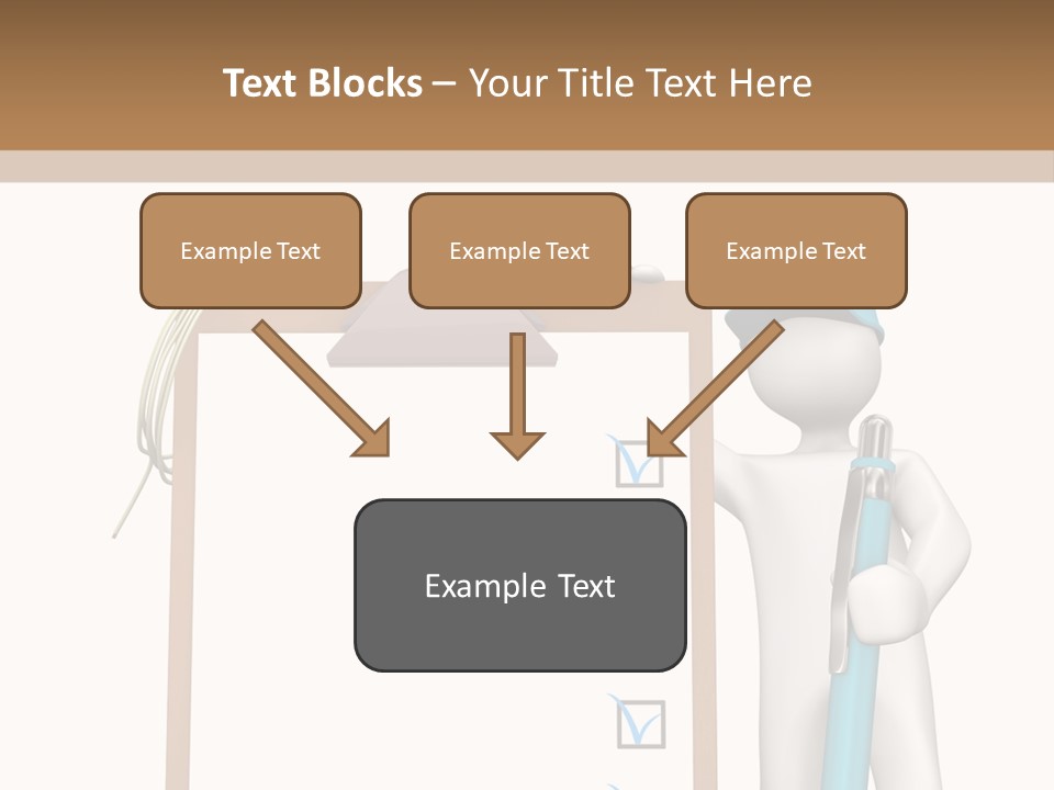 Research Character Man PowerPoint Template