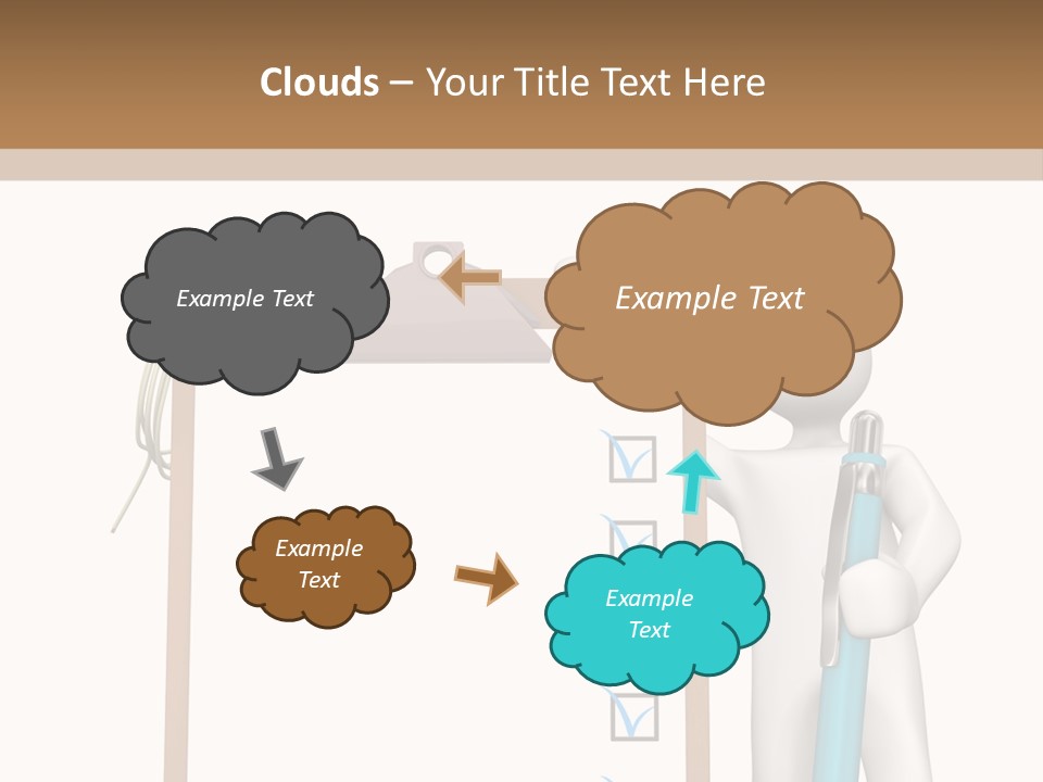 Research Character Man PowerPoint Template