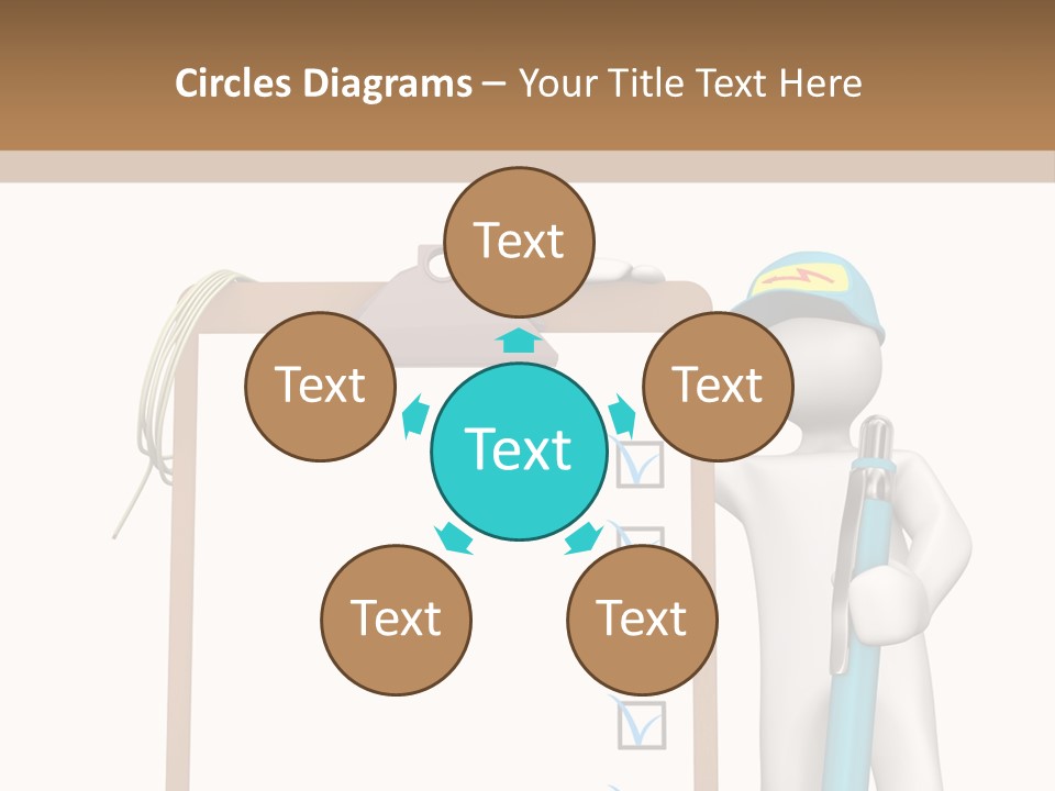 Research Character Man PowerPoint Template