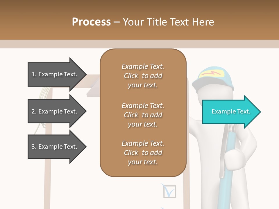 Research Character Man PowerPoint Template