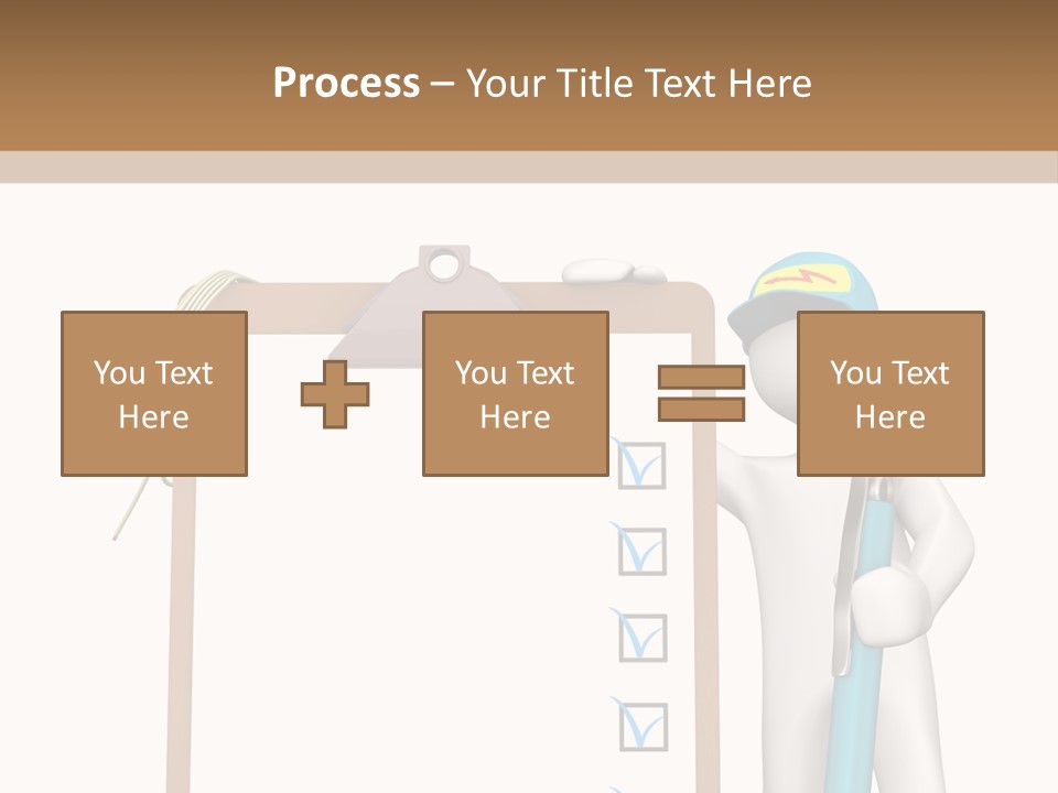 Research Character Man PowerPoint Template