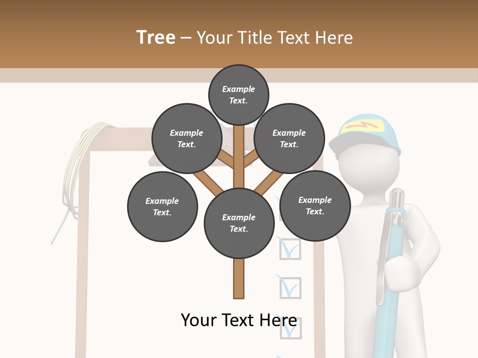 Research Character Man PowerPoint Template