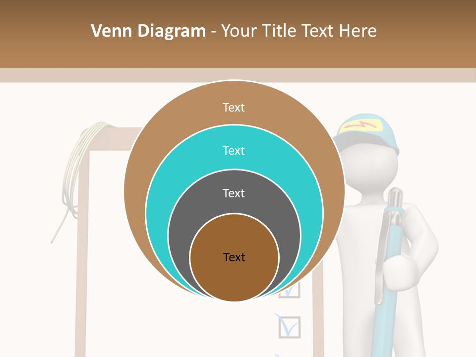 Research Character Man PowerPoint Template