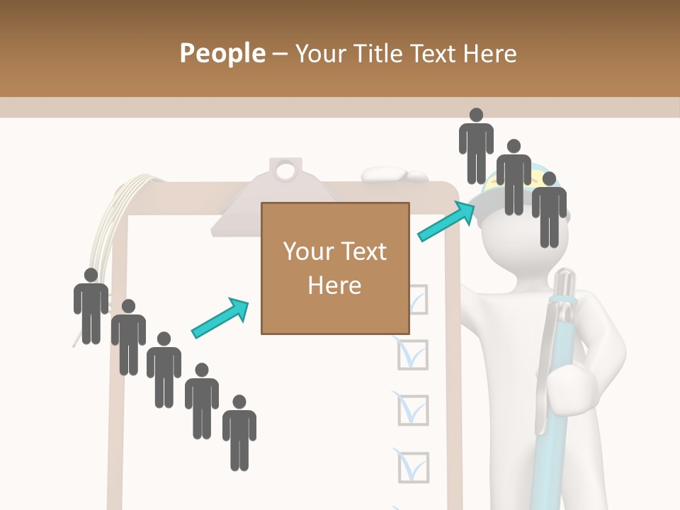 Research Character Man PowerPoint Template