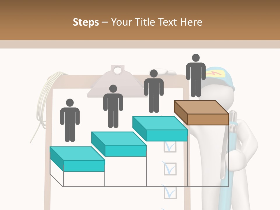 Research Character Man PowerPoint Template