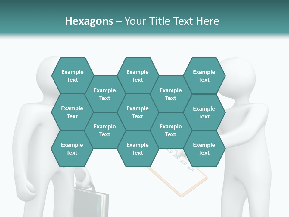 Pen Write Character PowerPoint Template